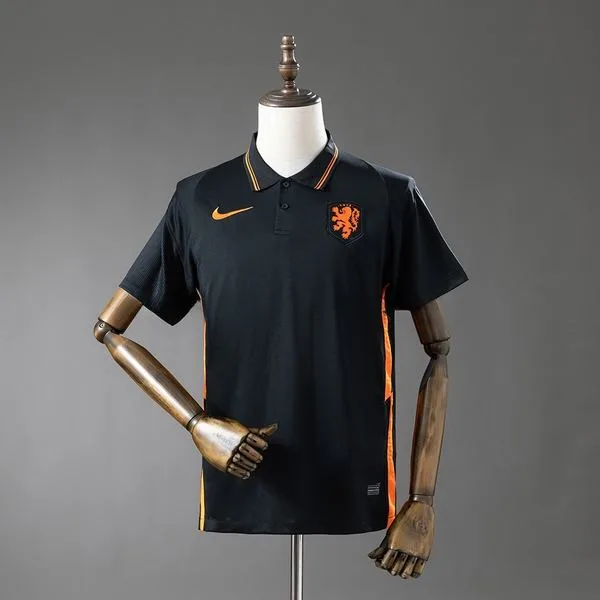 Camiseta de fútbol Países Bajos 2021 VISITANTE MANGA CORTA VERSION FAN